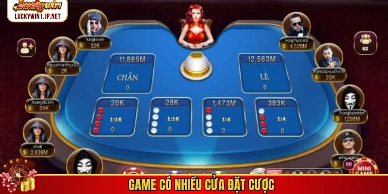 Game có nhiều cửa đặt cược Game có nhiều cửa đặt cược